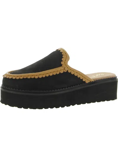 Seychelles Stand Tall Womens Laceless Slip On Mules In Black