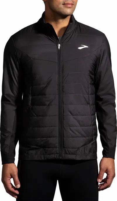 Brooks Shield Hybrid Jacket 2.0 In Black