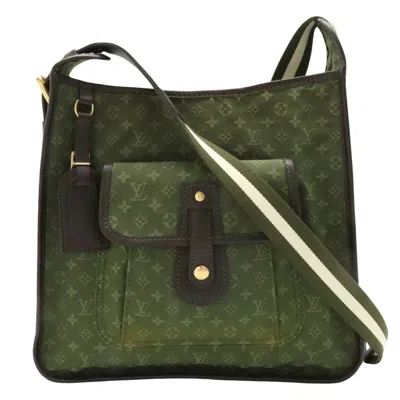 Pre-owned Louis Vuitton Mary Kate Canvas Shoulder Bag () In Green