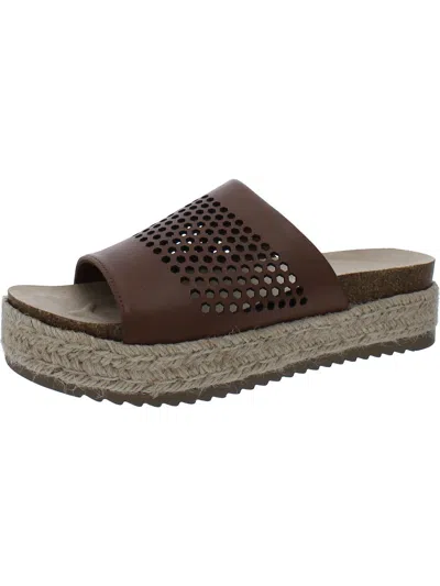 Baretraps Beverly Womens Cushioned Heels Wedge Sandals In Multi