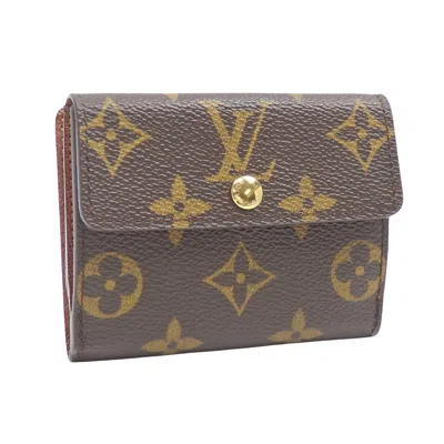 Pre-owned Louis Vuitton Ludlow Canvas Wallet () In Brown