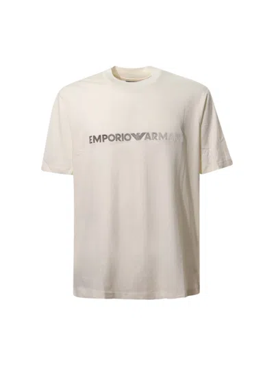 Emporio Armani T-shirt  In Beige