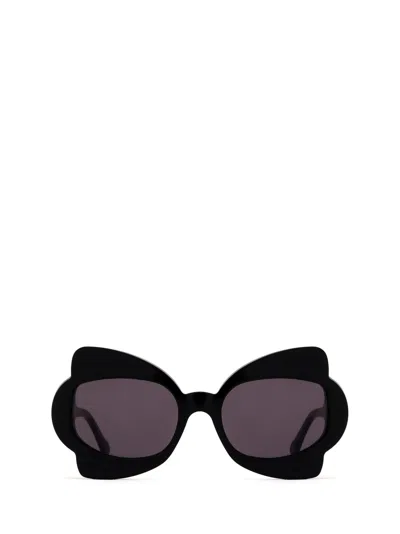 Marni Eyewear Monumental Gate Oversize-frame Sunglasses In Black