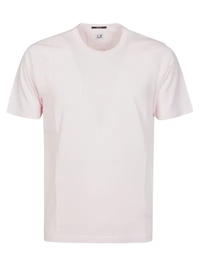 C.p. Company 24/1 Jersey Resist Dyed Logo T-shirt In Pink