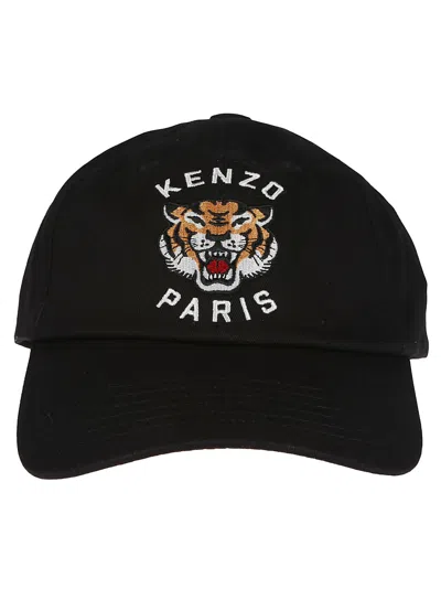 Kenzo Baseball Cap In Noir