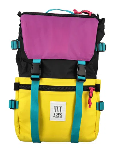 Topo Designs Rover Pack Classic In Bright Yellow/black