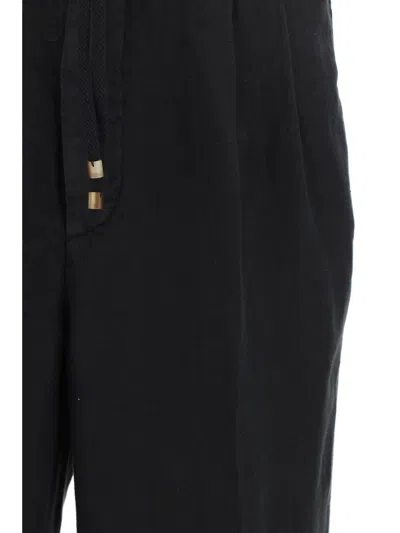 Brunello Cucinelli Pantaloni In Black