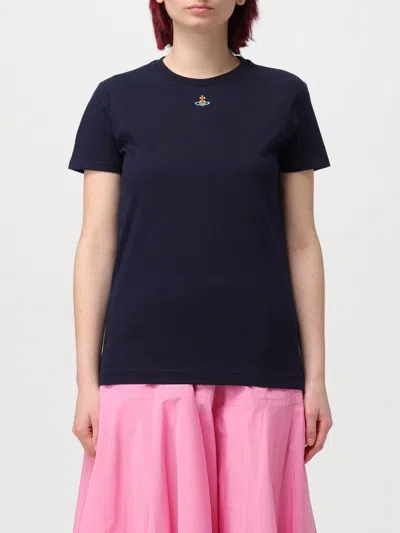 Vivienne Westwood Black Orb Peru T-shirt In Blue