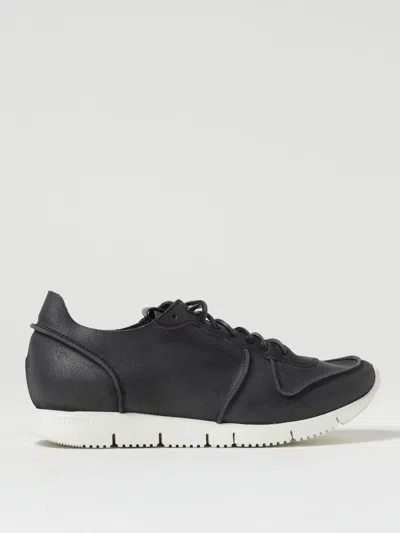 Buttero Seam-detail Lace-up Trainers In Black