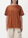 Mcm T-shirt In Camel