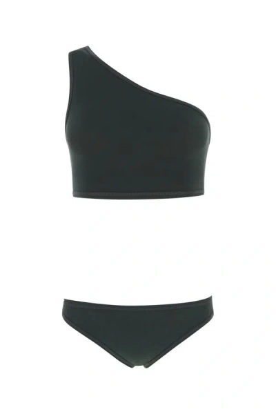 Bottega Veneta Woman Slate Stretch Nylon Bikini In Black