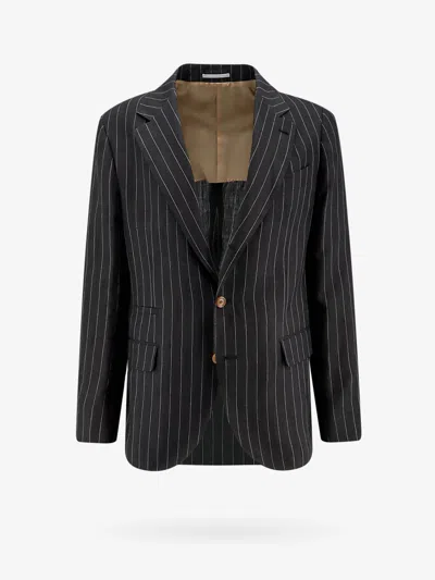 Brunello Cucinelli Man Blazer Man Black Blazers E Waistcoats