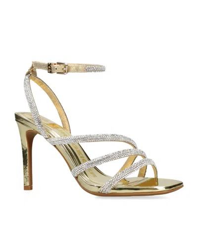 Kg Kurt Geiger Embellished Savanna Sandals 90 In Gold