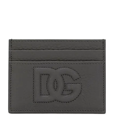 Dolce & Gabbana Leather Logo Card Holder In Multi
