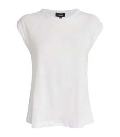 Me+em Cotton Swing T-shirt In White