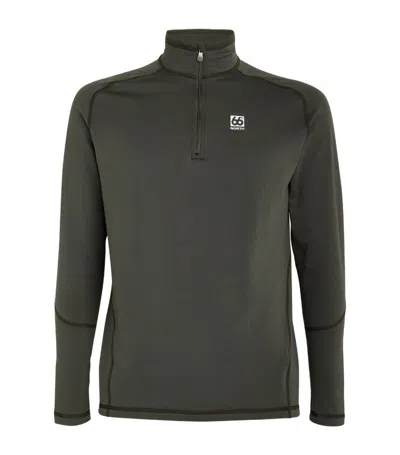 66 North Power Dry Quarter-zip Grettir T-shirt In Green