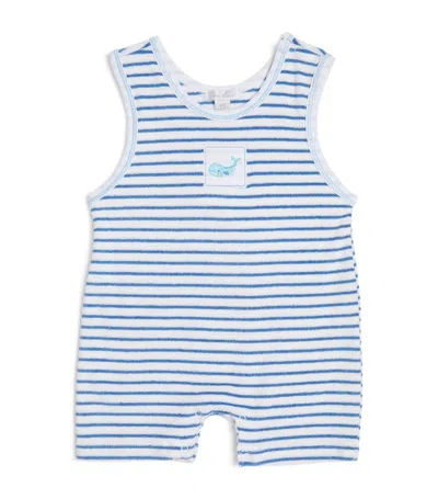 Kissy Kissy Babies' Watercolour Whales Playsuit (0-24 Months) In Blue