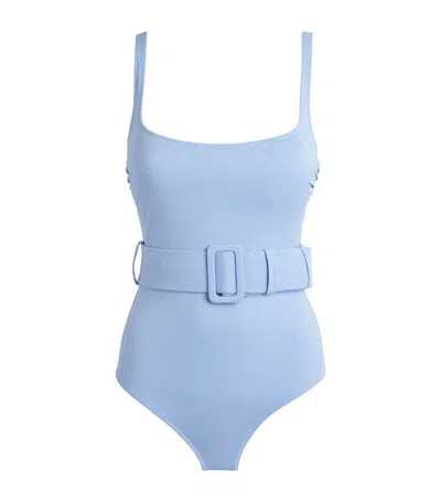 Evarae Belted Cassandra Swimsuit In Blue