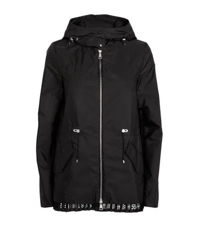 Moncler Baaba Short Parka In Black