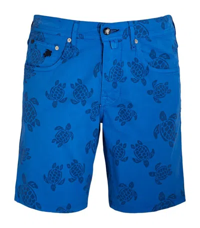 Vilebrequin Stretch-cotton Shorts In Blue