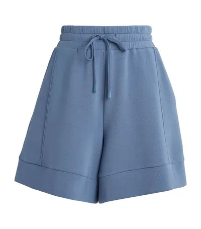 Varley High-rise Alder Shorts In Blue