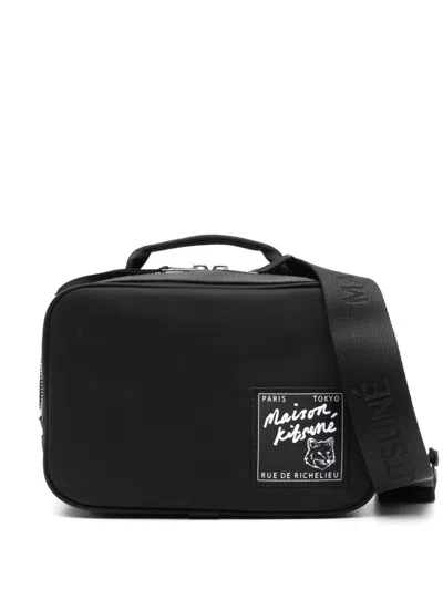Maison Kitsuné The Traveller Belt Bag In 블랙