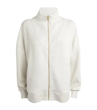 Varley Half-zip Ralston Sweatshirt In Ivory Marl