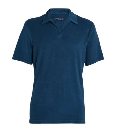 Frescobol Carioca Terry Faustino Polo Shirt In Blue