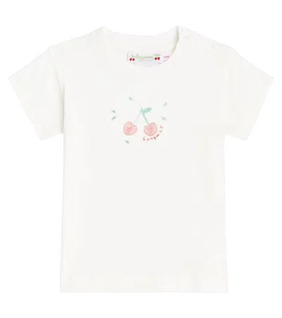 Bonpoint Baby Dom Printed Cotton T-shirt In White