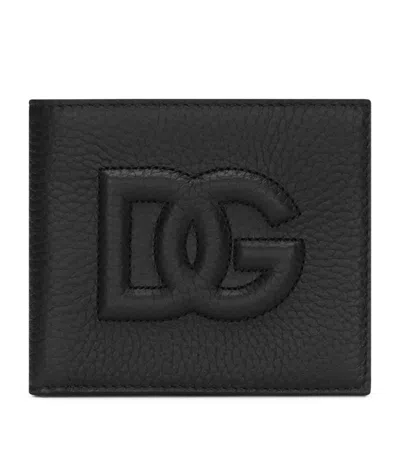 Dolce & Gabbana Leather Logo Bifold Wallet In Multi