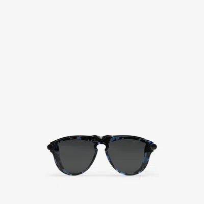 Burberry Tubular Sunglasses In Electric Blue