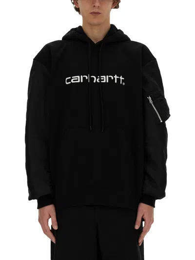 Junya Watanabe Man X Carhartt Sweatshirt In Black