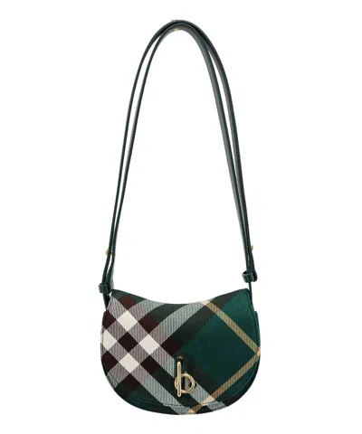 Burberry Rocking Horse Shoulder Bag In Green