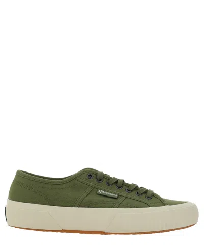 Superga Artifact Herringbone Sneakers In Green