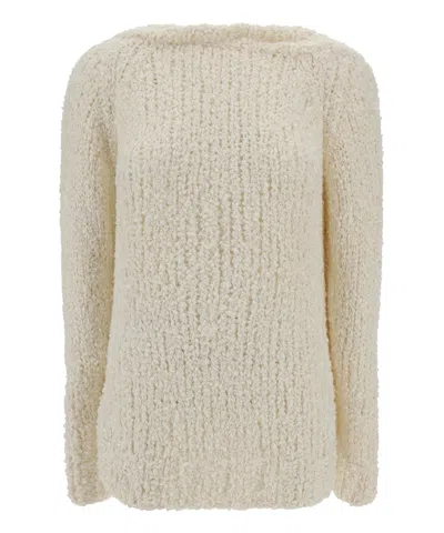Wild Cashmere Sweater In White