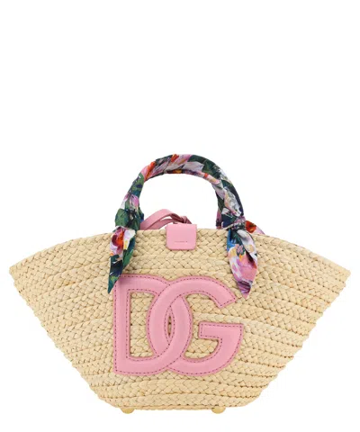 Dolce & Gabbana Kendra Handbag In Beige