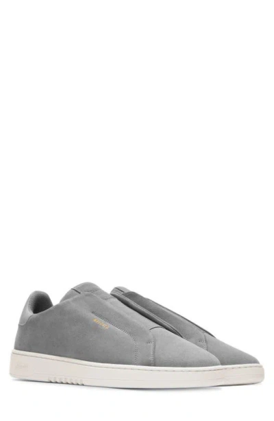Axel Arigato Gray Dice Laceless Sneakers In Dark Grey / White
