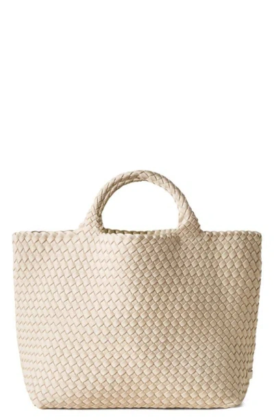 Naghedi St. Barths Medium Woven Tote In Ecru