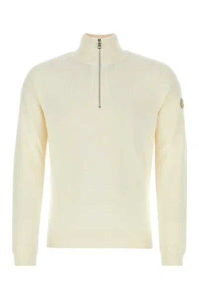Moncler Mid-zip White Pullover