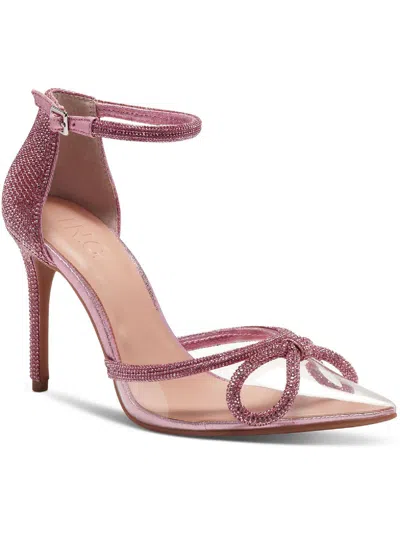Inc Lidani Womens Rhinestone Bow Heels In Multi