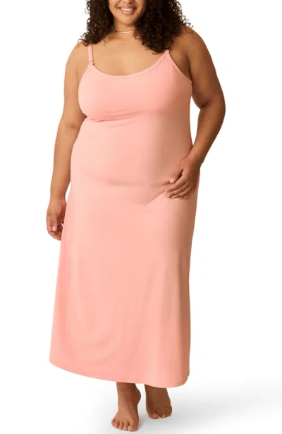 843353195678 The Sunday Maternity & Nursing Maxi Dress In Pink