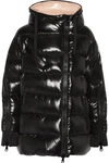 MONCLER Liriope quilted glossed-shell down hooded coat
