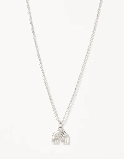 Spartina 449 Women's Sea La Vie Overcome/rainbow Necklace In Silver