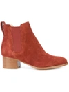 Rag & Bone 'walker' Bootie In Rust Suede