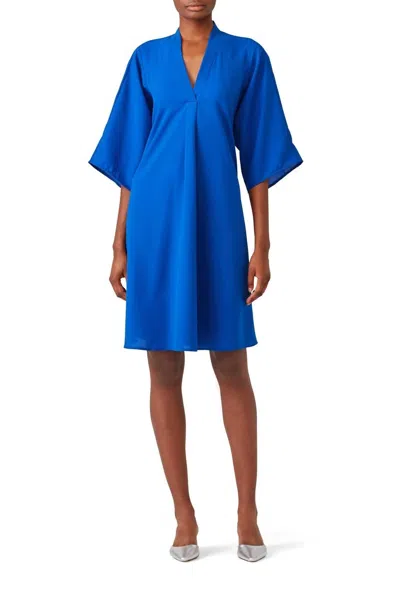 Tome Royal Picasso Dress In Blue