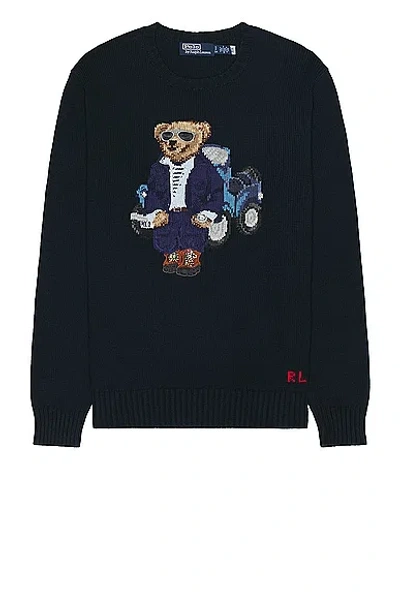 Polo Ralph Lauren Polo Bear Jumper In Blue