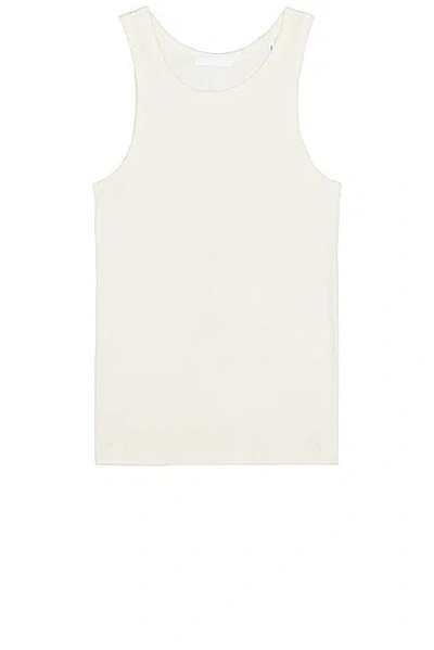 Helmut Lang Soft Rib Tank In Ivory