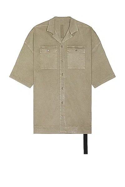 Rick Owens Drkshdw Magnum Tommy Denim Shirt In Neutrals