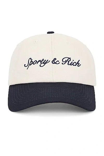 Sporty And Rich Syracuse Baseball Cap In Neutrals