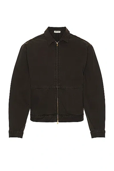 Fear Of God Brown 8th Denim Jacket In Vintage Black